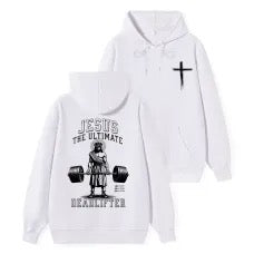 Jesus The Ultimate Deadlifter Christian Washed T-Shirt
