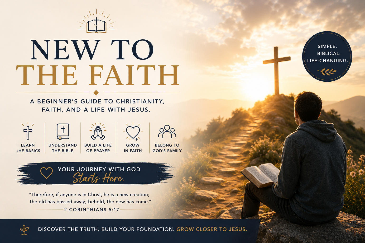 A Complete Beginner's Guide to Understanding Christianity, Growing in Faith, and Building a Relationship with Jesus Christ